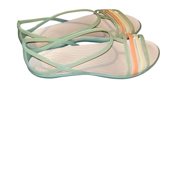 CROCS Women's Isabella Strappy Sandal W Open Toe shoes size 11 - Picture 2 of 4